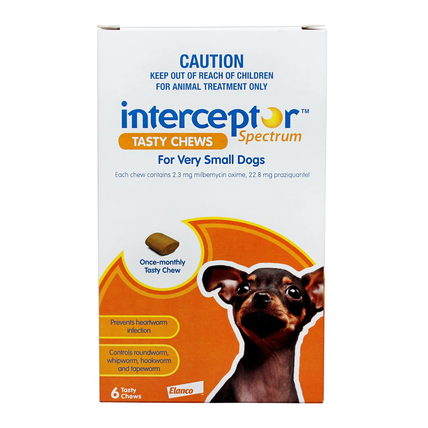 INTERCEPTORSpectrum Chews Orange. VSmall Dogs Up To 4kg 2 INTERCEPTORSpectrum Chews Orange. VSmall Dogs Up To 4kg - Image 2