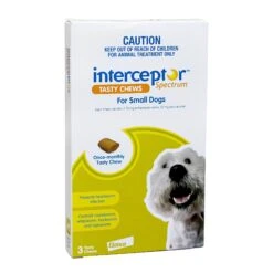 INTERCEPTORSpectrum Chews Green. Small Dogs 4-11kg 5 INTERCEPTORSpectrum Chews Green. Small Dogs 4-11kg -Vetn Pet Direct Store 988339
