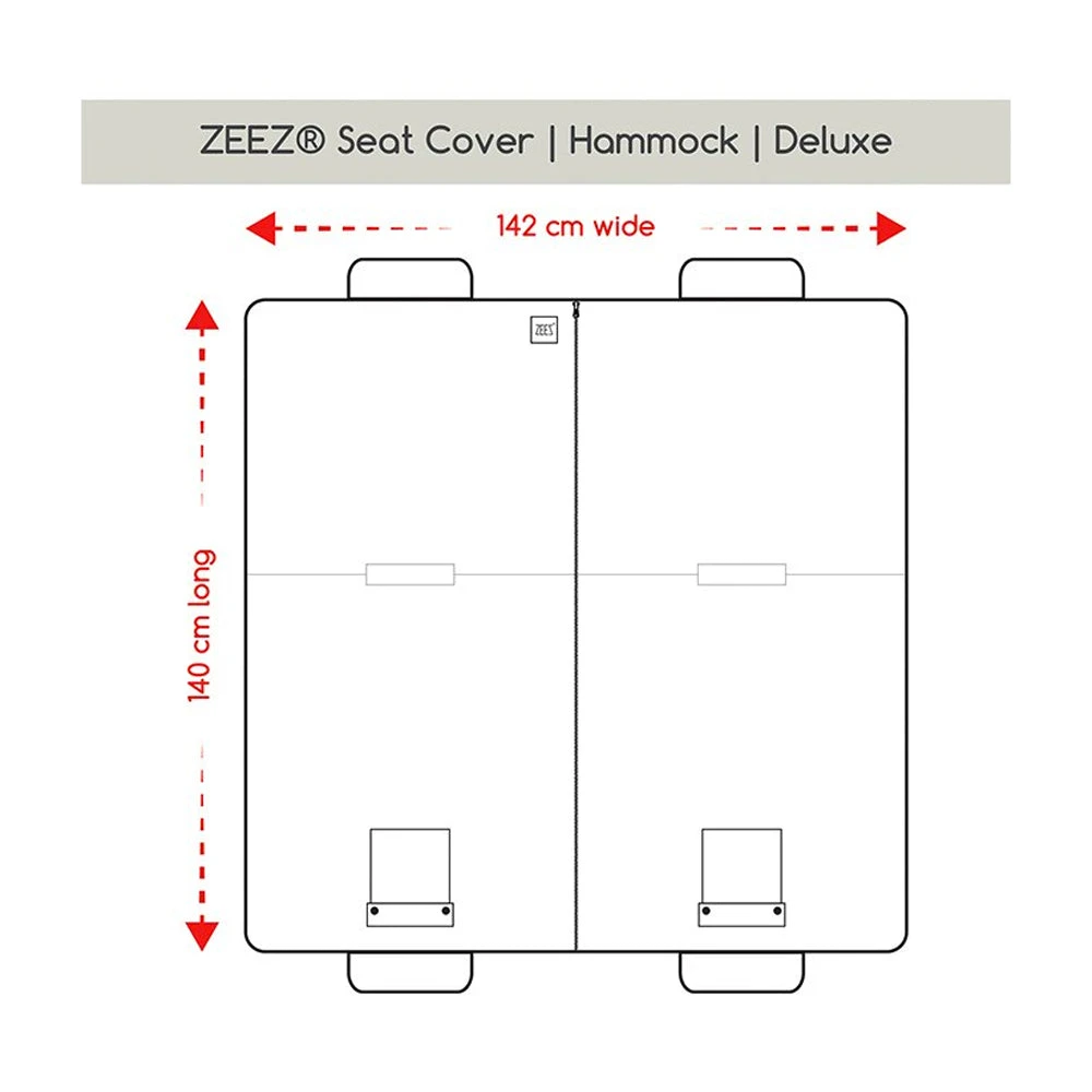 ZeeZ Deluxe Seat Cover Hammock 6 ZeeZ Deluxe Seat Cover Hammock - Image 6