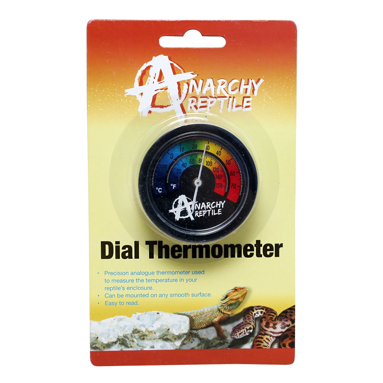 Anarchy Reptile Enclosure Dial Thermometer 1 Anarchy Reptile Enclosure Dial Thermometer