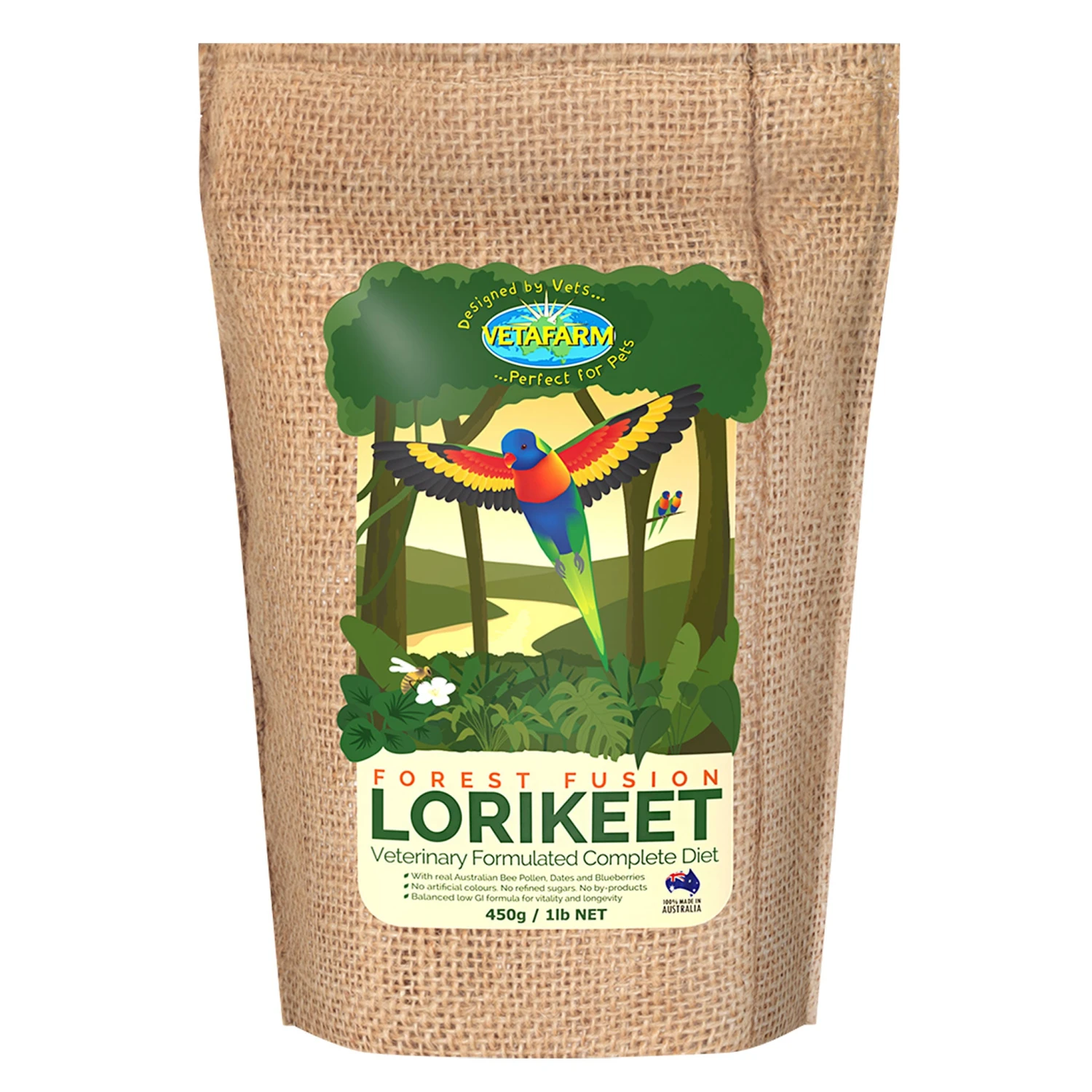 Vetafarm Forest Fusion Lorikeet Diet 3 Vetafarm Forest Fusion Lorikeet Diet - Image 3