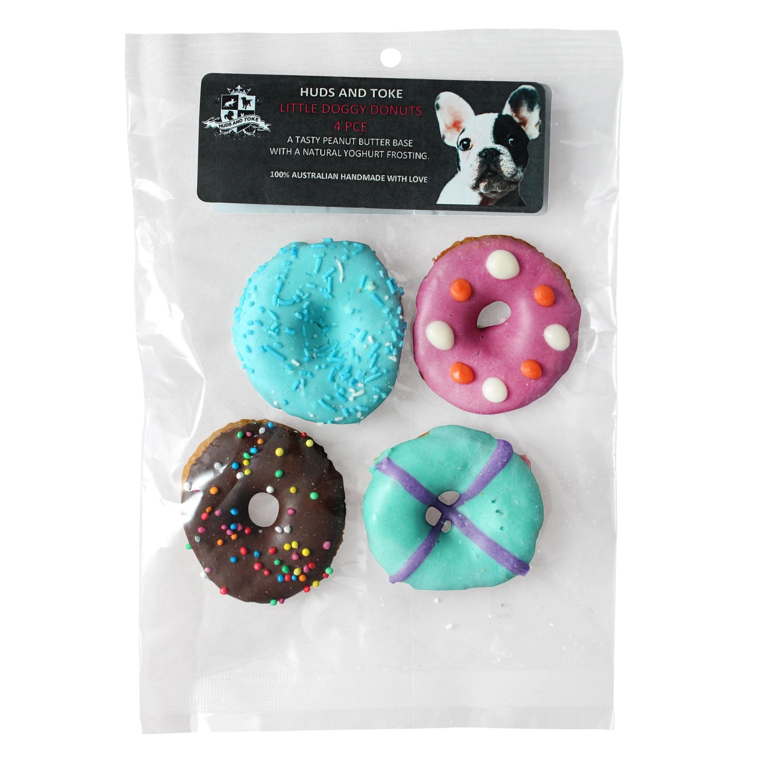Huds & Toke Little Doggy Donuts - 4pack 1 Huds & Toke Little Doggy Donuts - 4pack