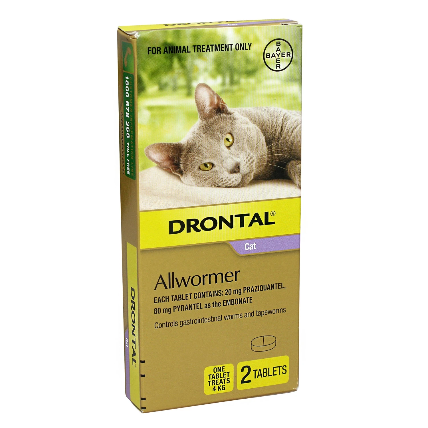 Drontal Cat Worming Tablets 3 Drontal Cat Worming Tablets - Image 3