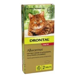 Drontal Cat Worming Tablets 7 Drontal Cat Worming Tablets -Vetn Pet Direct Store 993461