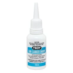 Troy Ear Canker & Ear Mite Drops 20ml