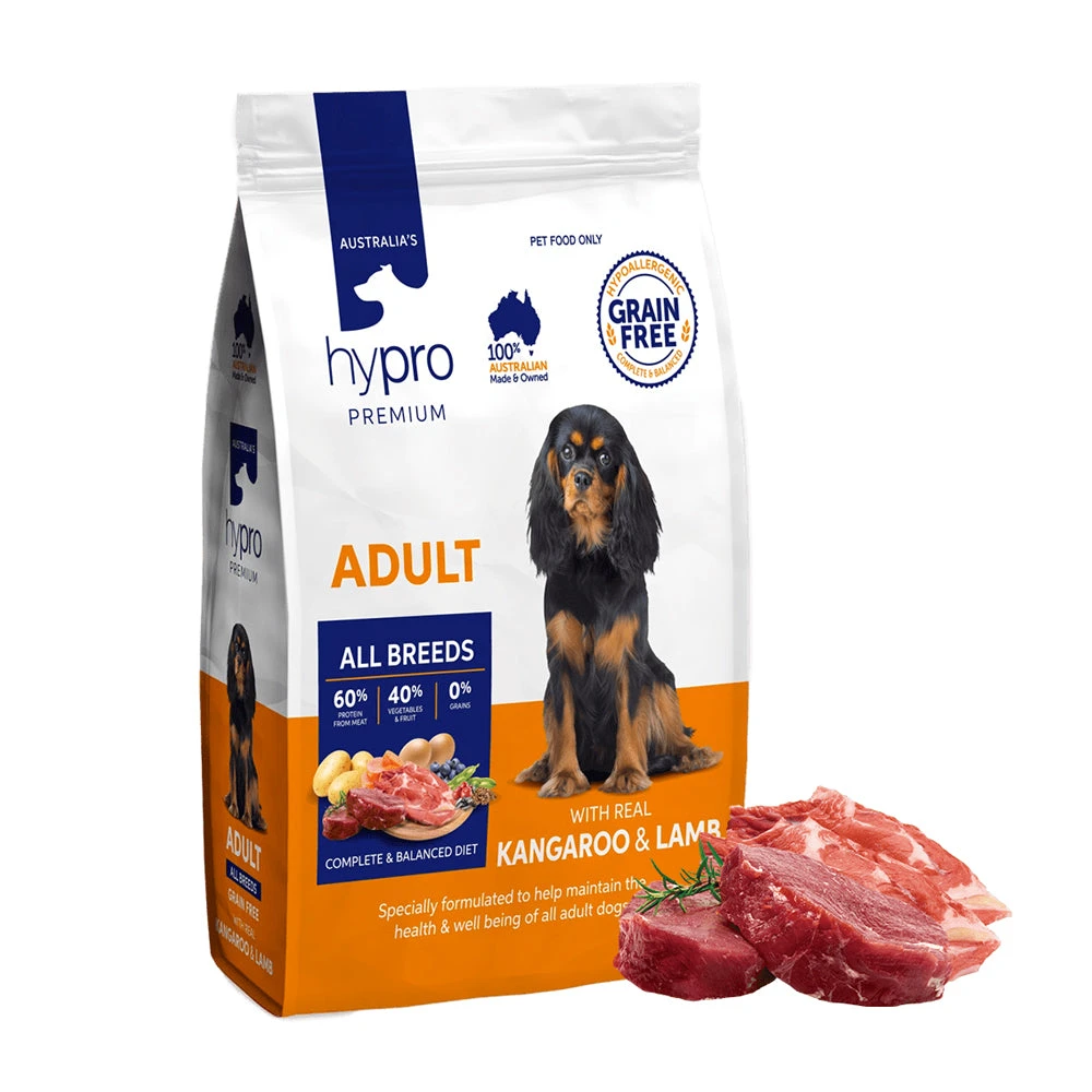 HYPRO Premium Kangaroo & Lamb Adult Dog Food 1 HYPRO Premium Kangaroo & Lamb Adult Dog Food