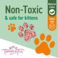 Trouble & Trix Tofu Cherry Blossom Scent Clumping Cat Litter Pellets 10L -Vetn Pet Direct Store AQ545TroubleTrixNaturalPelletsCatLitter 08