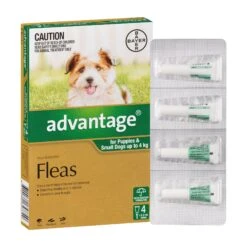 Advantage For Dogs & Puppies Under 4kg 19 Advantage For Dogs & Puppies Under 4kg -Vetn Pet Direct Store Advantage Fleas For Puppies Small Dogs Up To 4kg 4 Pack 8 4web
