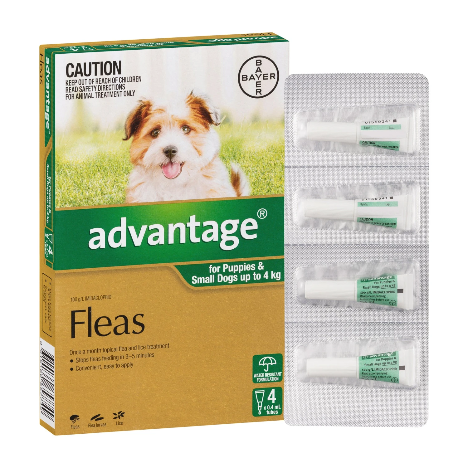 Advantage For Dogs & Puppies Under 4kg 8 Advantage For Dogs & Puppies Under 4kg - Image 8