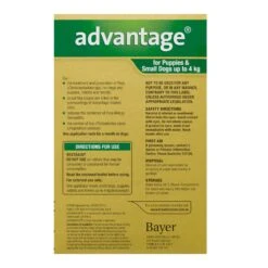 Advantage For Dogs & Puppies Under 4kg 21 Advantage For Dogs & Puppies Under 4kg -Vetn Pet Direct Store Advantage Fleas For Puppies Small Dogs Up To 4kg 6 Pack 2 4web