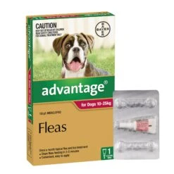 Advantage For Dogs 10-25kg 15 Advantage For Dogs 10-25kg -Vetn Pet Direct Store Advantage Fleas for Dogs 10 25kg 1 Pack 8 4web