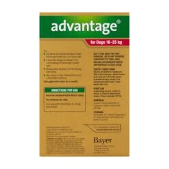 Advantage For Dogs 10-25kg 17 Advantage For Dogs 10-25kg -Vetn Pet Direct Store Advantage Fleas for Dogs 10 25kg 4 Pack 2 4web