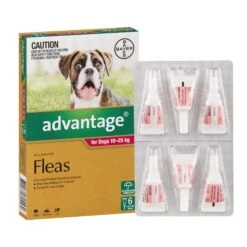 Advantage For Dogs 10-25kg 23 Advantage For Dogs 10-25kg -Vetn Pet Direct Store Advantage Fleas for Dogs 10 25kg 6 Pack 8 4web