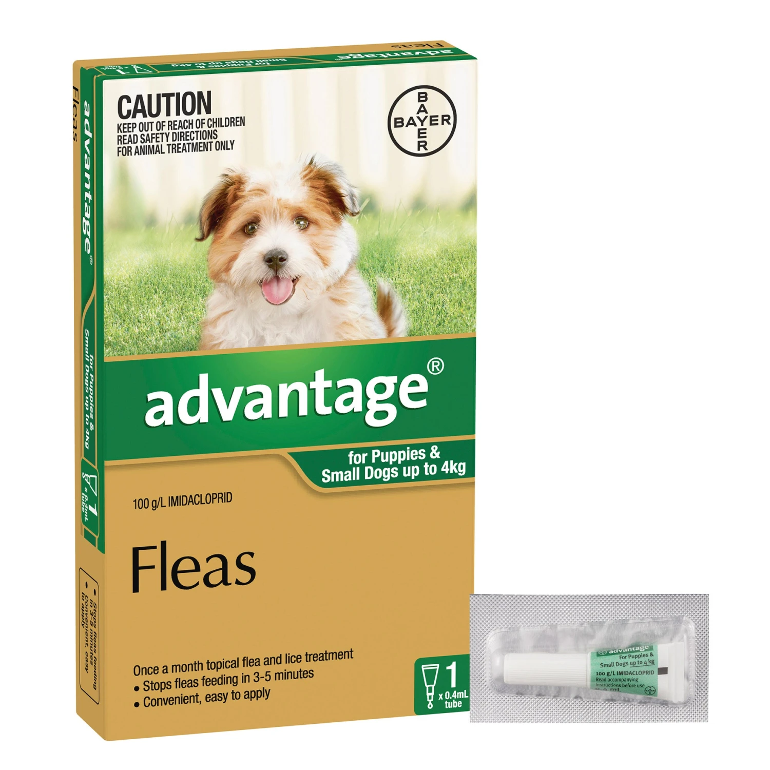 Advantage For Dogs & Puppies Under 4kg 3 Advantage For Dogs & Puppies Under 4kg - Image 3