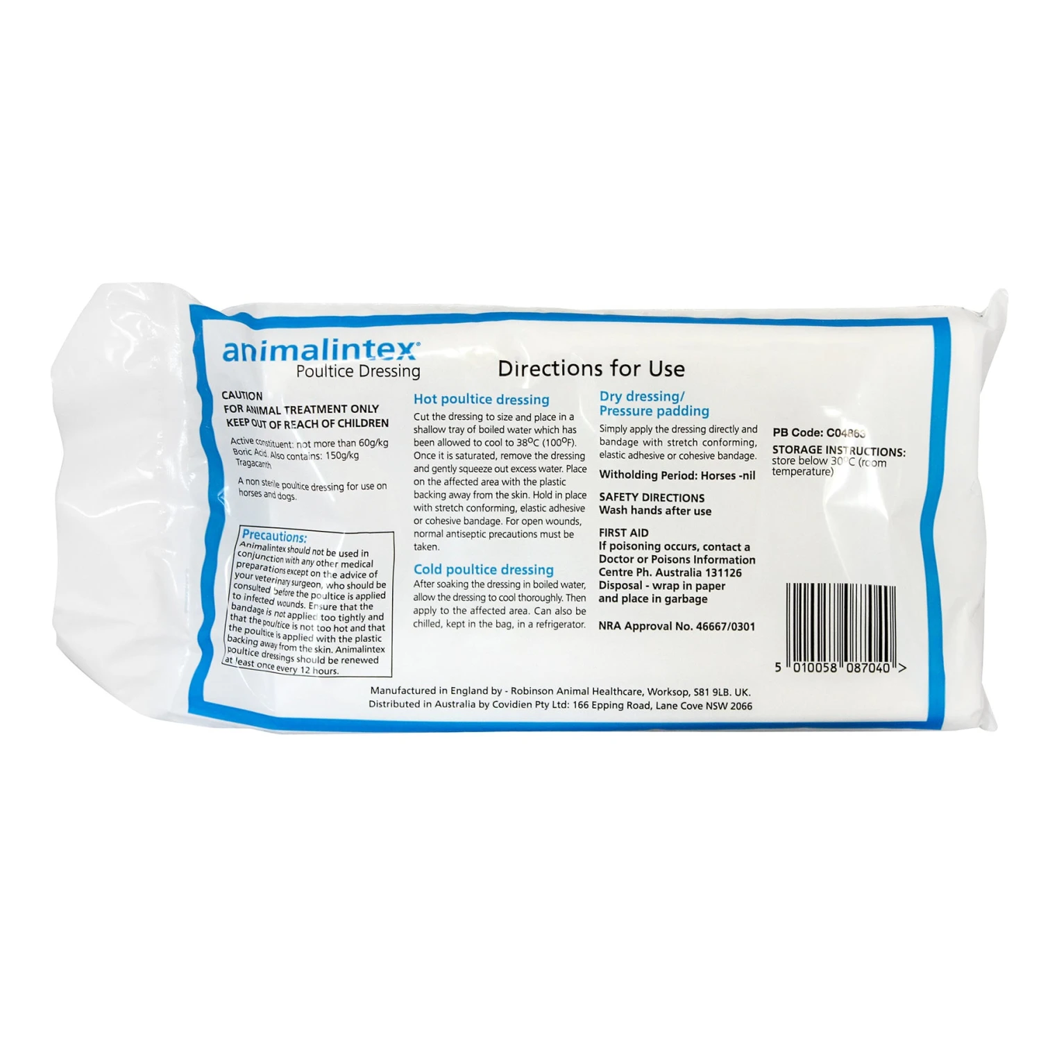 Animalintex Poultice Dressing 2 Animalintex Poultice Dressing - Image 2
