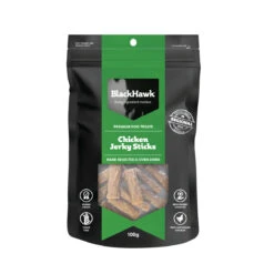 Black Hawk Mixed Jerky Value Bundle 14 Black Hawk Mixed Jerky Value Bundle -Vetn Pet Direct Store BH chicken jerky sticks front 1