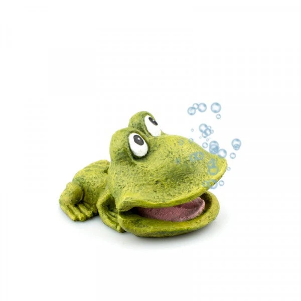 Bioscape Green Bubbler Frog Aquarium Ornament 3 Bioscape Green Bubbler Frog Aquarium Ornament - Image 3