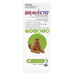 Bravecto Spot-on For Dogs 10kg-20kg (Green) - 2 Pack Value Bundle -Vetn Pet Direct Store BRAVECTO Spot On DOG 10 20kg FRONT 2020 4web 9b31b62d cc2a 46f7 98cb bf77fdcecf95