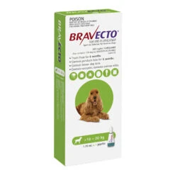 Bravecto Spot-on For Dogs 10kg-20kg (Green) - 1 Pack