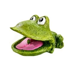 Bioscape Green Bubbler Frog Aquarium Ornament