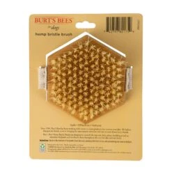 Burt's Bees Palm Bristle Brush For Dogs 8 Burt's Bees Palm Bristle Brush For Dogs -Vetn Pet Direct Store BurtsBees Hemp Palm Bristle Brush Back