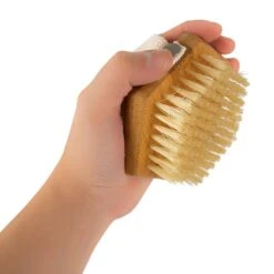 Burt's Bees Palm Bristle Brush For Dogs 11 Burt's Bees Palm Bristle Brush For Dogs -Vetn Pet Direct Store BurtsBees Hemp Palm Bristle Brush Side