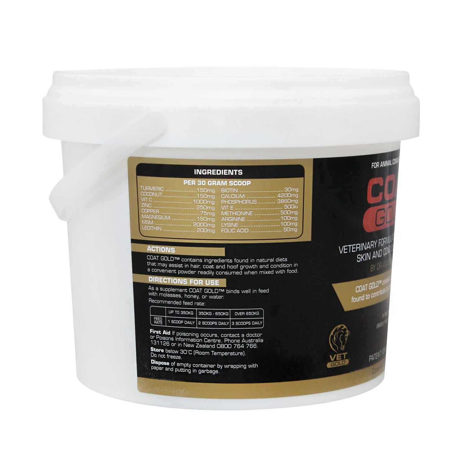 Coat Gold - Nutritional Skin & Coat Supplement For Horses 4 Coat Gold - Nutritional Skin & Coat Supplement For Horses - Image 4