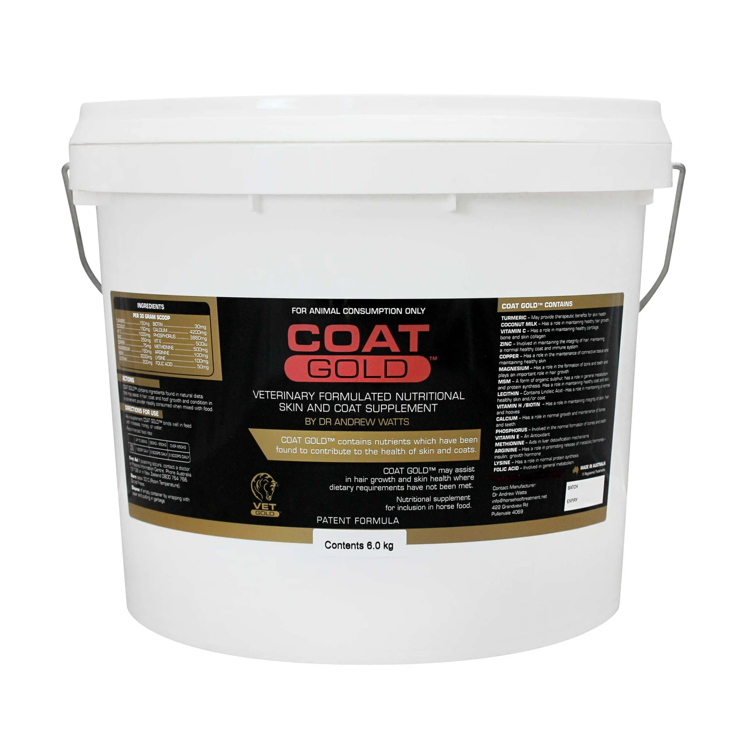 Coat Gold - Nutritional Skin & Coat Supplement For Horses 3 Coat Gold - Nutritional Skin & Coat Supplement For Horses - Image 3