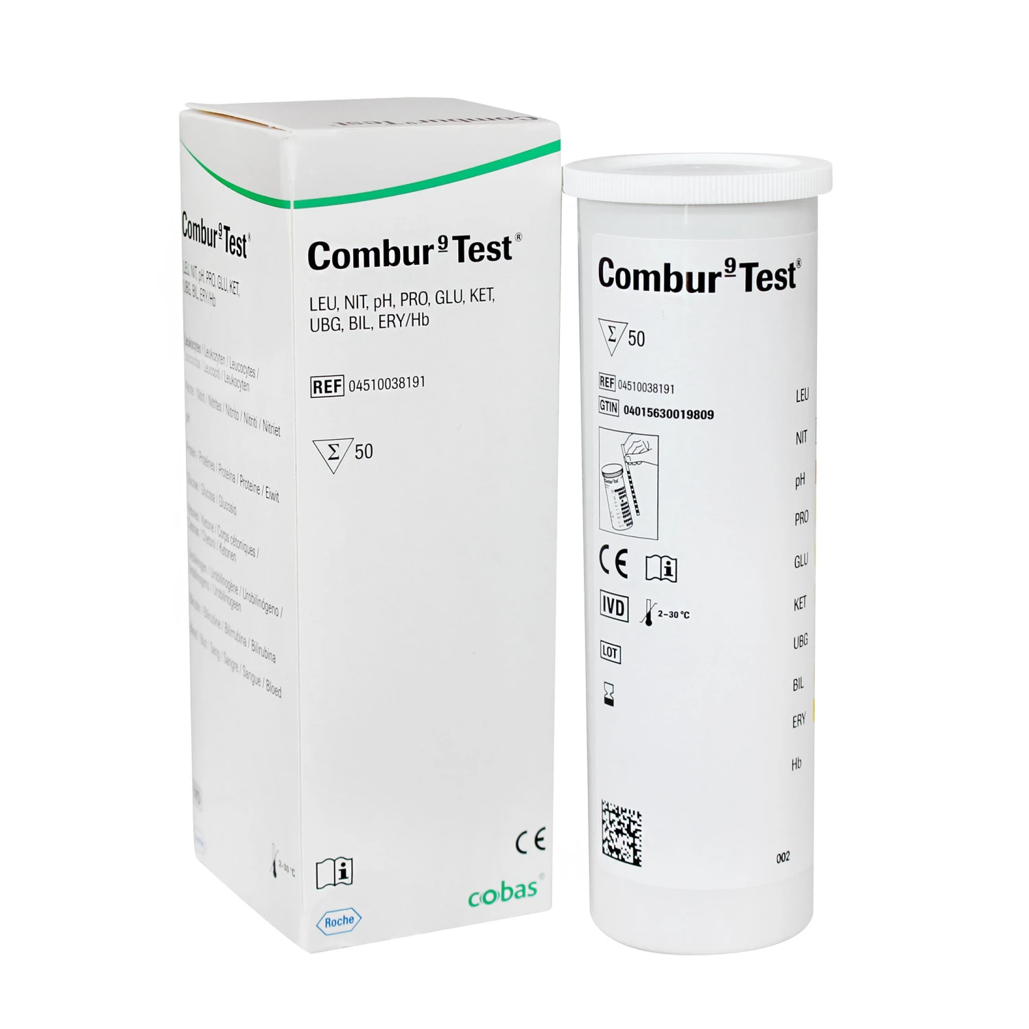 Combur 9 Urine Test Strips (50 Pack) 1 Combur 9 Urine Test Strips (50 Pack)