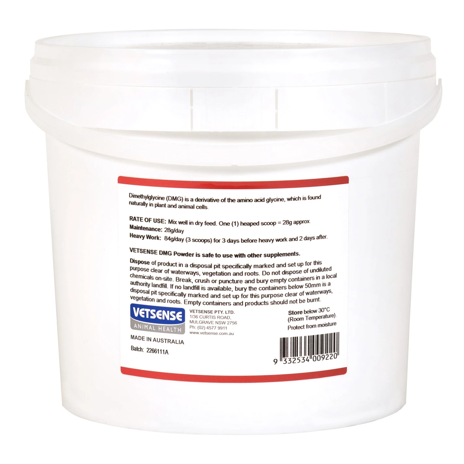 Vetsense D.M.G. Powder 2 Vetsense D.M.G. Powder - Image 2