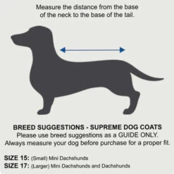 ZeeZ Supreme Dachshund Dog Coat - Grape Purple/Blue -Vetn Pet Direct Store Dax coat sizing