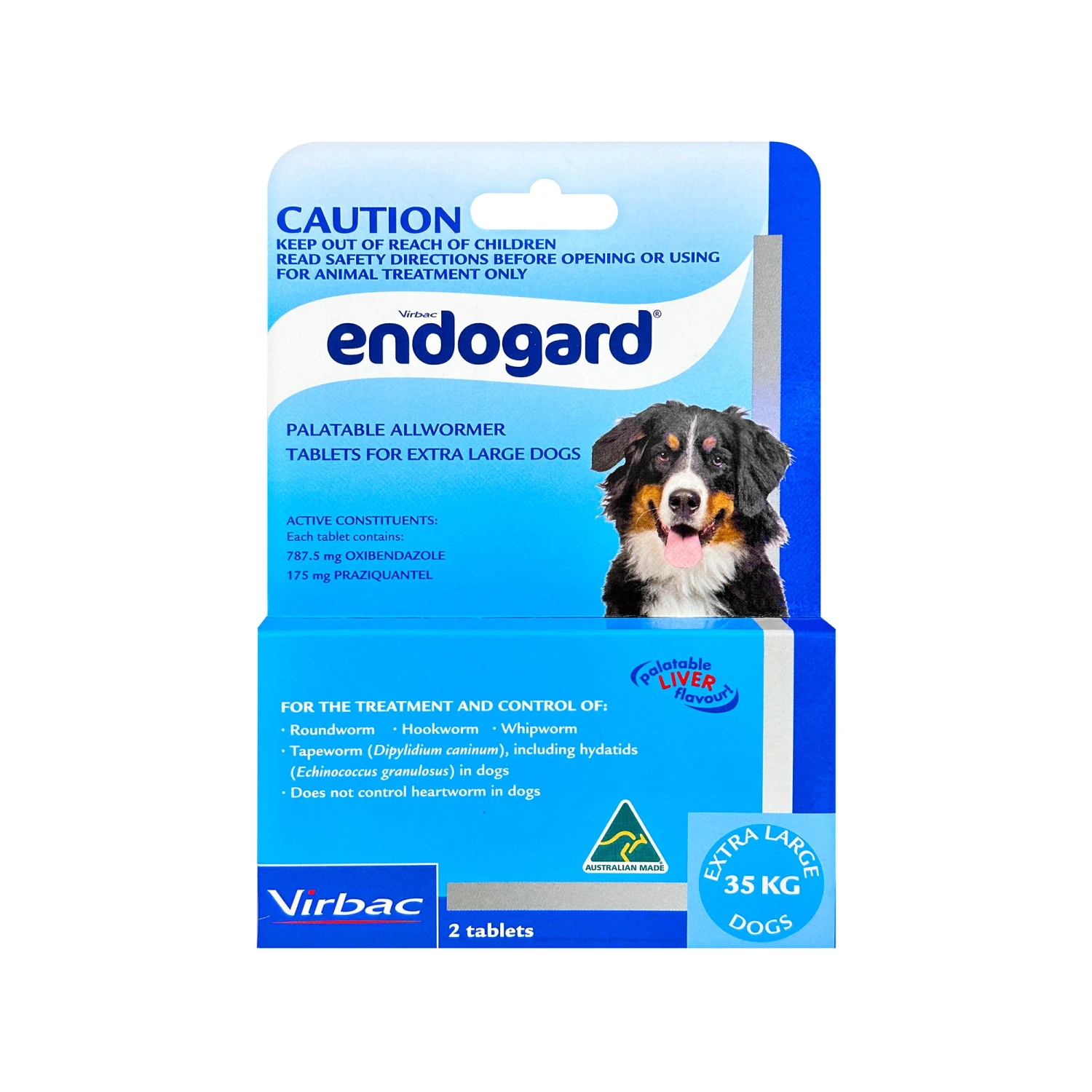 Virbac Endogard Palatable Allwormer Tablets For XLarge Dogs (35kg) 1 Virbac Endogard Palatable Allwormer Tablets For XLarge Dogs (35kg)