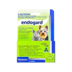 Virbac Endogard Palatable Allwormer Tablets For Small Dogs, Puppies, Cats & Kittens (0-5kg)