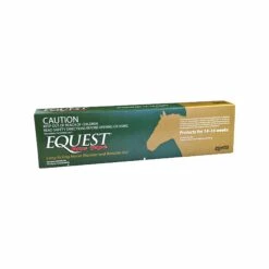 ZOETIS Equest Plus Tape Long Acting Horse Wormer And Boticide Gel 14.4g 9 ZOETIS Equest Plus Tape Long Acting Horse Wormer And Boticide Gel 14.4g -Vetn Pet Direct Store Equest Plus Tape Box Side Alt 4web