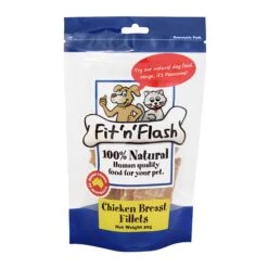 Fit'n'Flash Chicken Breast Fillet Treats 8 Fit'n'Flash Chicken Breast Fillet Treats -Vetn Pet Direct Store FitnFlash Chicken Breast Fillet Treats 50g web