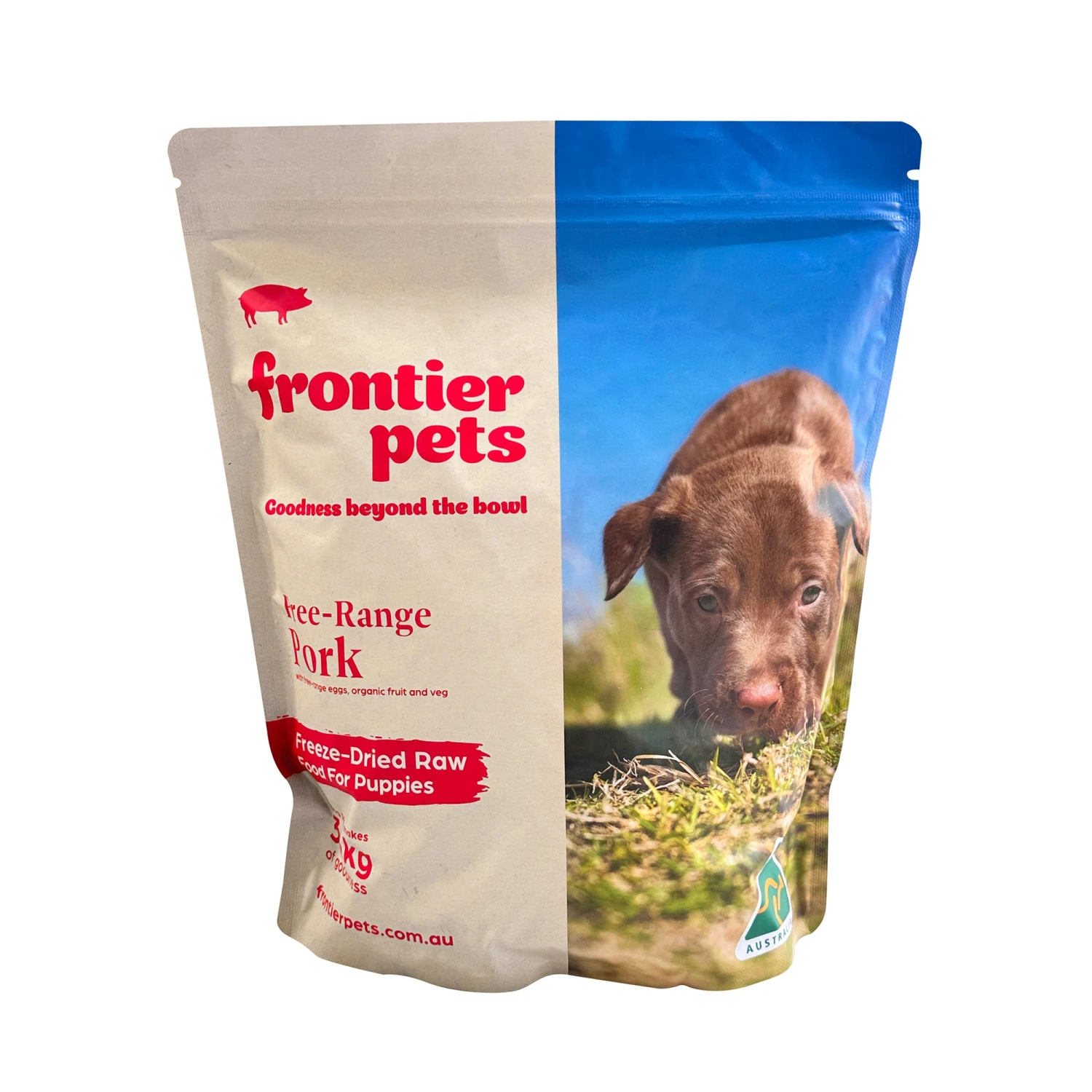 Frontier Pets Free-Range Pork Freeze-Dried Raw Food For Puppies 1 Frontier Pets Free-Range Pork Freeze-Dried Raw Food For Puppies