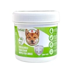 FurKidz Tear Stain Wipes For Dogs - 200 Jar