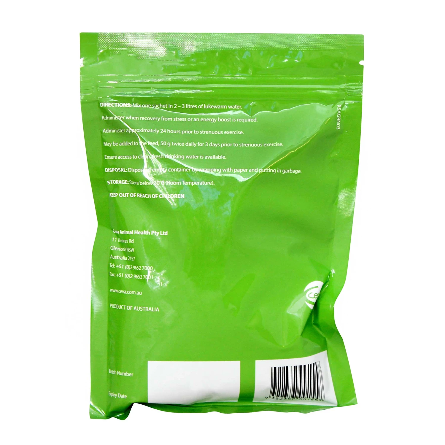 CEVA Green Amino Powder For Horses 300g 2 CEVA Green Amino Powder For Horses 300g - Image 2