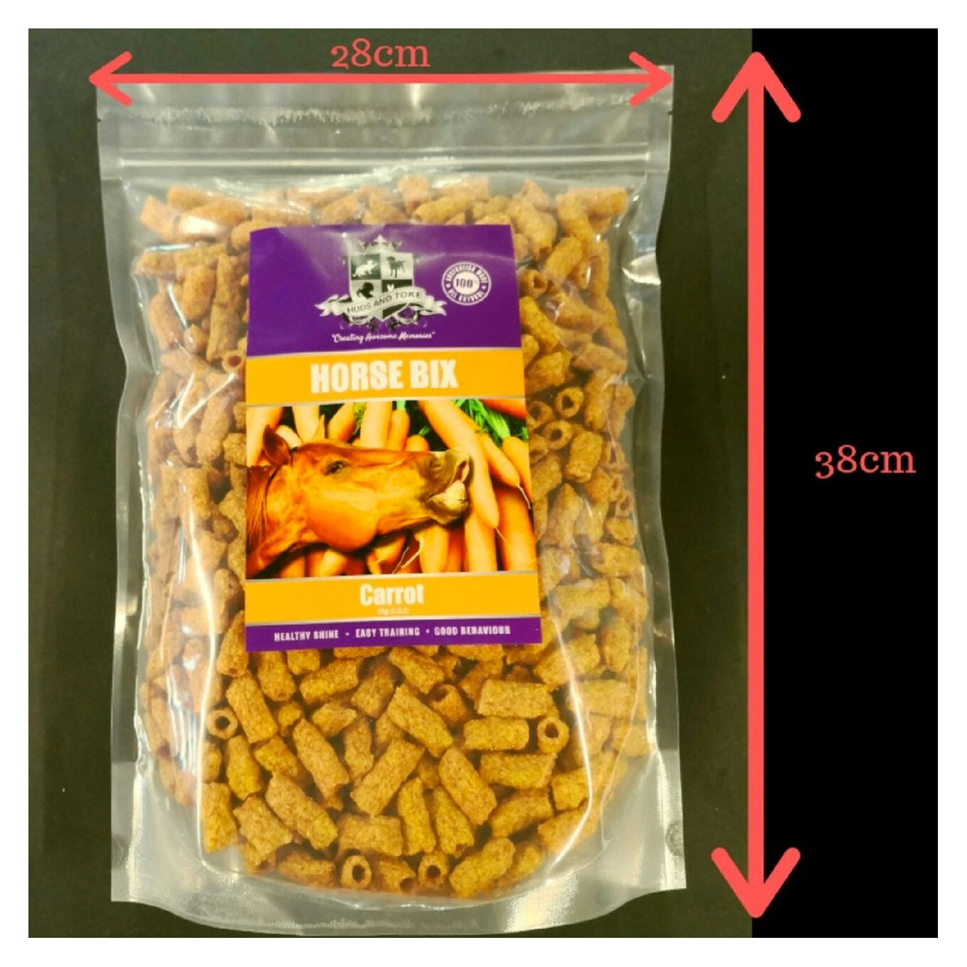 Huds & Toke Carrot Horse Bix Horse Treats 1kg 4 Huds & Toke Carrot Horse Bix Horse Treats 1kg - Image 4