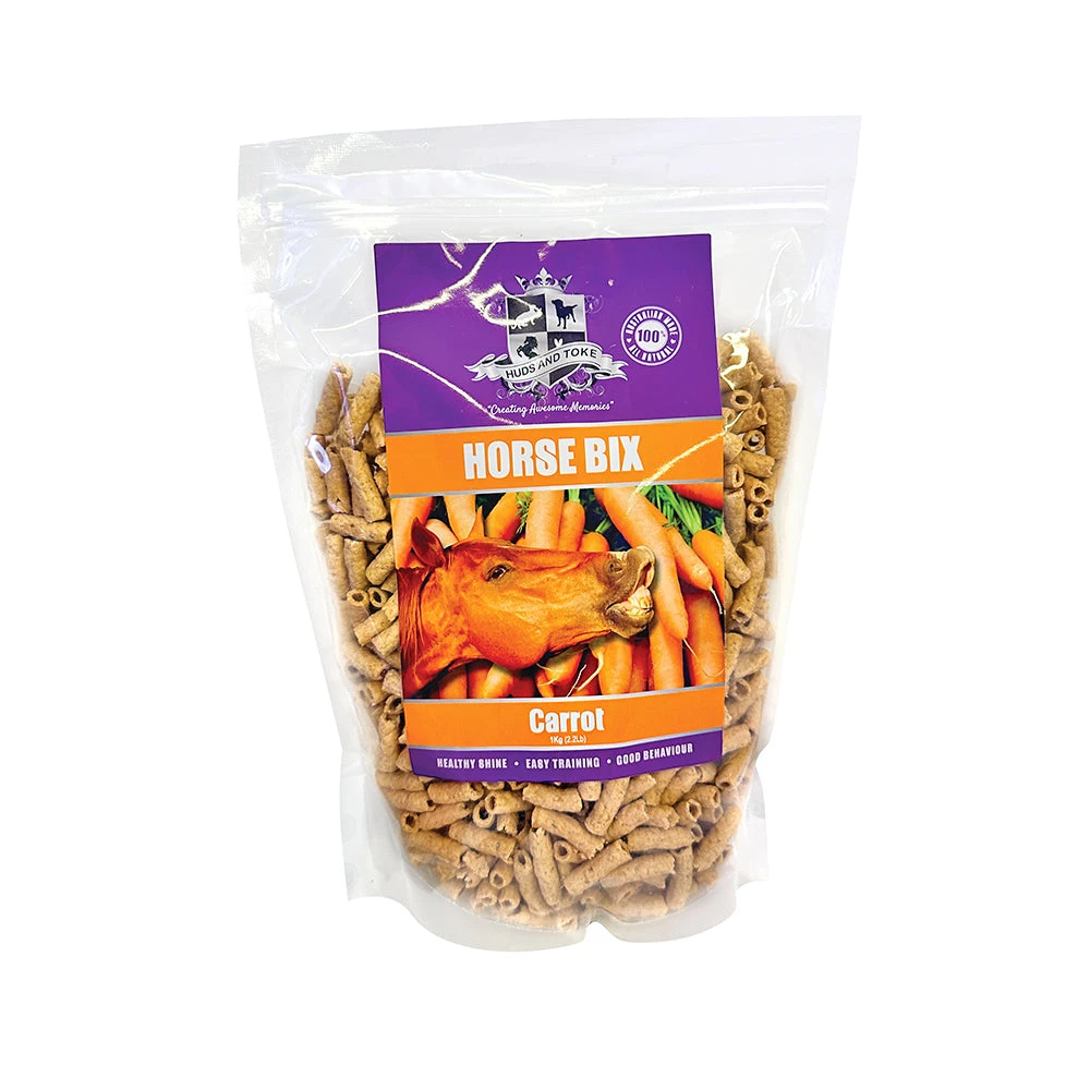 Huds & Toke Carrot Horse Bix Horse Treats 1kg 1 Huds & Toke Carrot Horse Bix Horse Treats 1kg