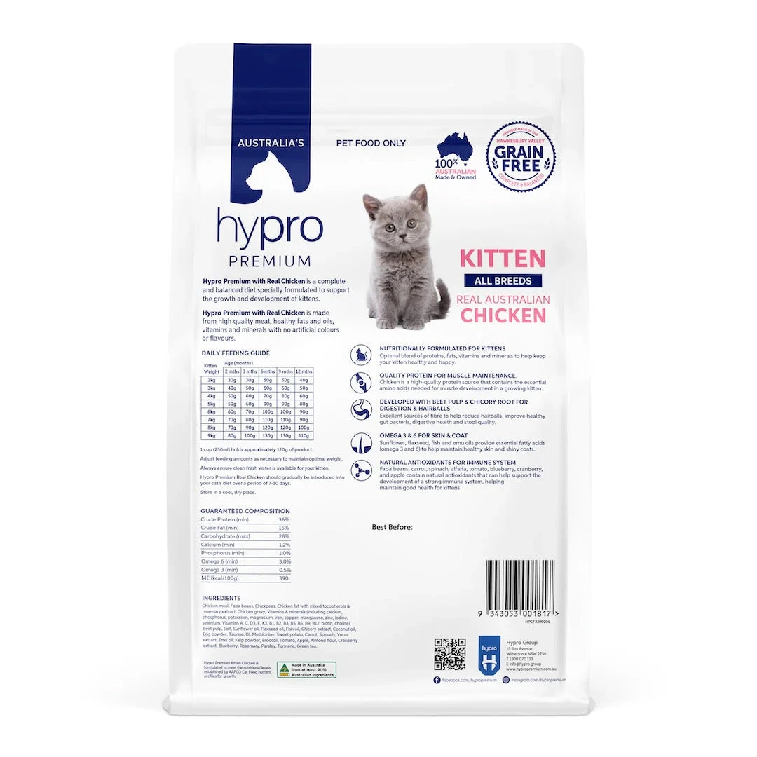 Hypro Premium Grain Free Chicken For Kittens 3 Hypro Premium Grain Free Chicken For Kittens - Image 3
