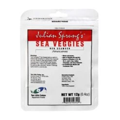 Julian Sprung's Sea Veggies Red Seaweed -Vetn Pet Direct Store Julian Sprungs Sea Veggies Red Seaweed 12g back web