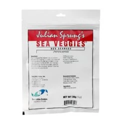 Julian Sprung's Sea Veggies Red Seaweed -Vetn Pet Direct Store Julian Sprungs Sea Veggies Red Seaweed 30g back web
