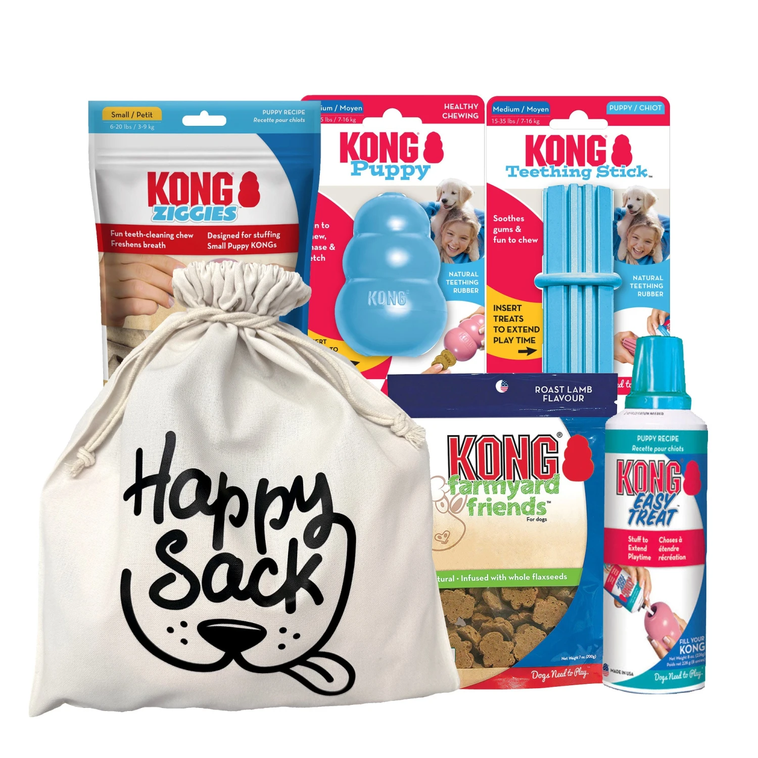 KONG Puppy Essentials Happy Sack 3 KONG Puppy Essentials Happy Sack - Image 3