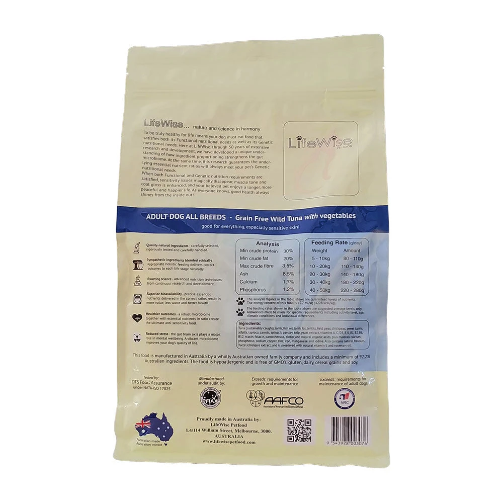 LifeWise Holistic Wild Tuna Grain Free Adult Dog Food 2 LifeWise Holistic Wild Tuna Grain Free Adult Dog Food - Image 2