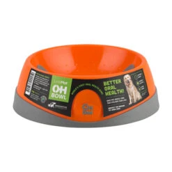 LickiMat OH Bowl For Dogs -Vetn Pet Direct Store Lickmat OH Bowl orange