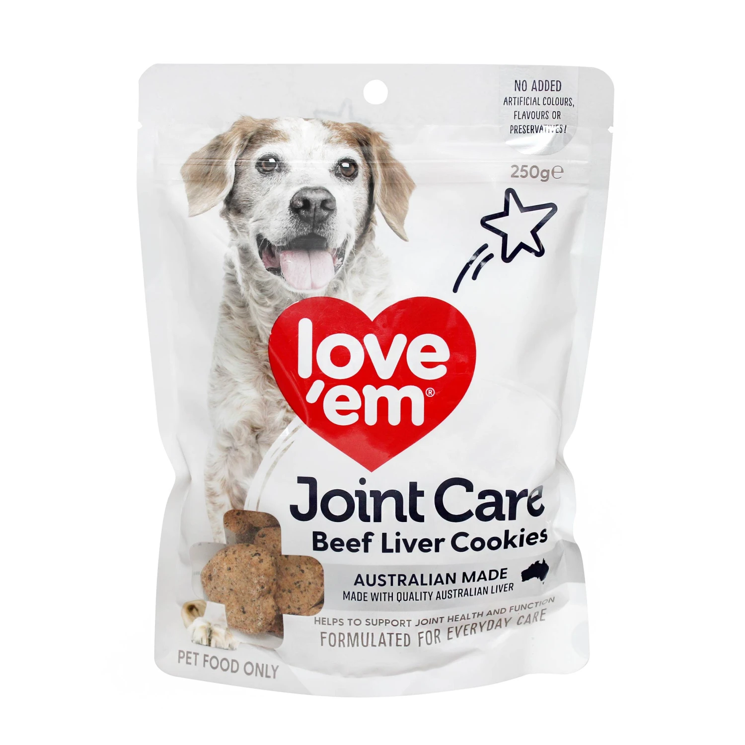 Love'em Joint Care Beef Liver Cookies 250g 1 Love'em Joint Care Beef Liver Cookies 250g