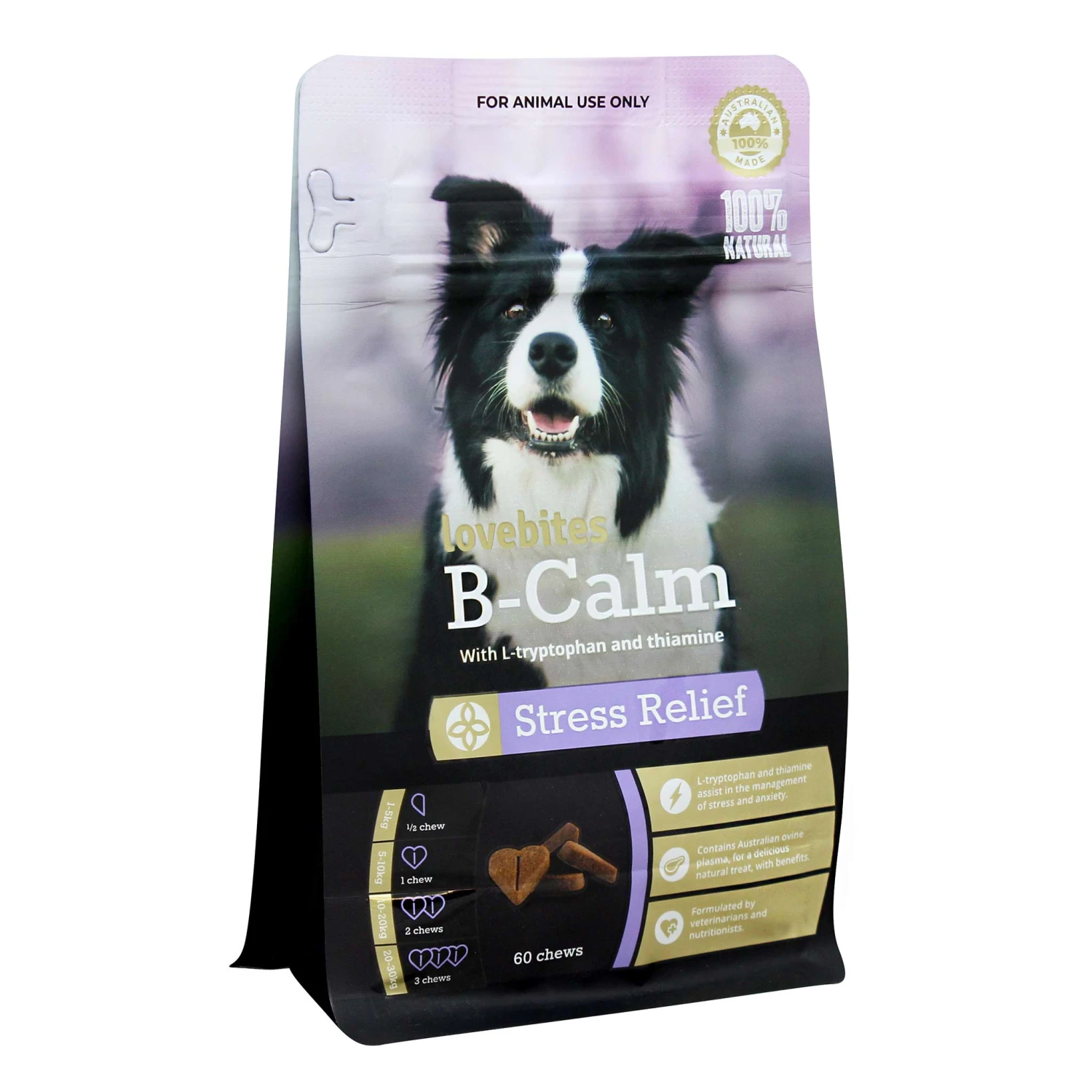 Lovebites B-Calm Stress Relief Chews For Dogs 2 Lovebites B-Calm Stress Relief Chews For Dogs - Image 2