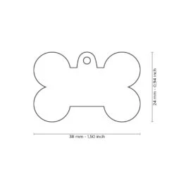 My Family Style Camouflage Bone Pet ID Tag - Large 8 My Family Style Camouflage Bone Pet ID Tag - Large -Vetn Pet Direct Store MF camouflage bone size