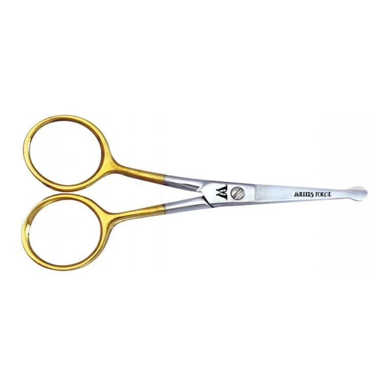 Millers Forge Stainless Shears Ear/Nose W/Round Tip 10cm 1 Millers Forge Stainless Shears Ear/Nose W/Round Tip 10cm
